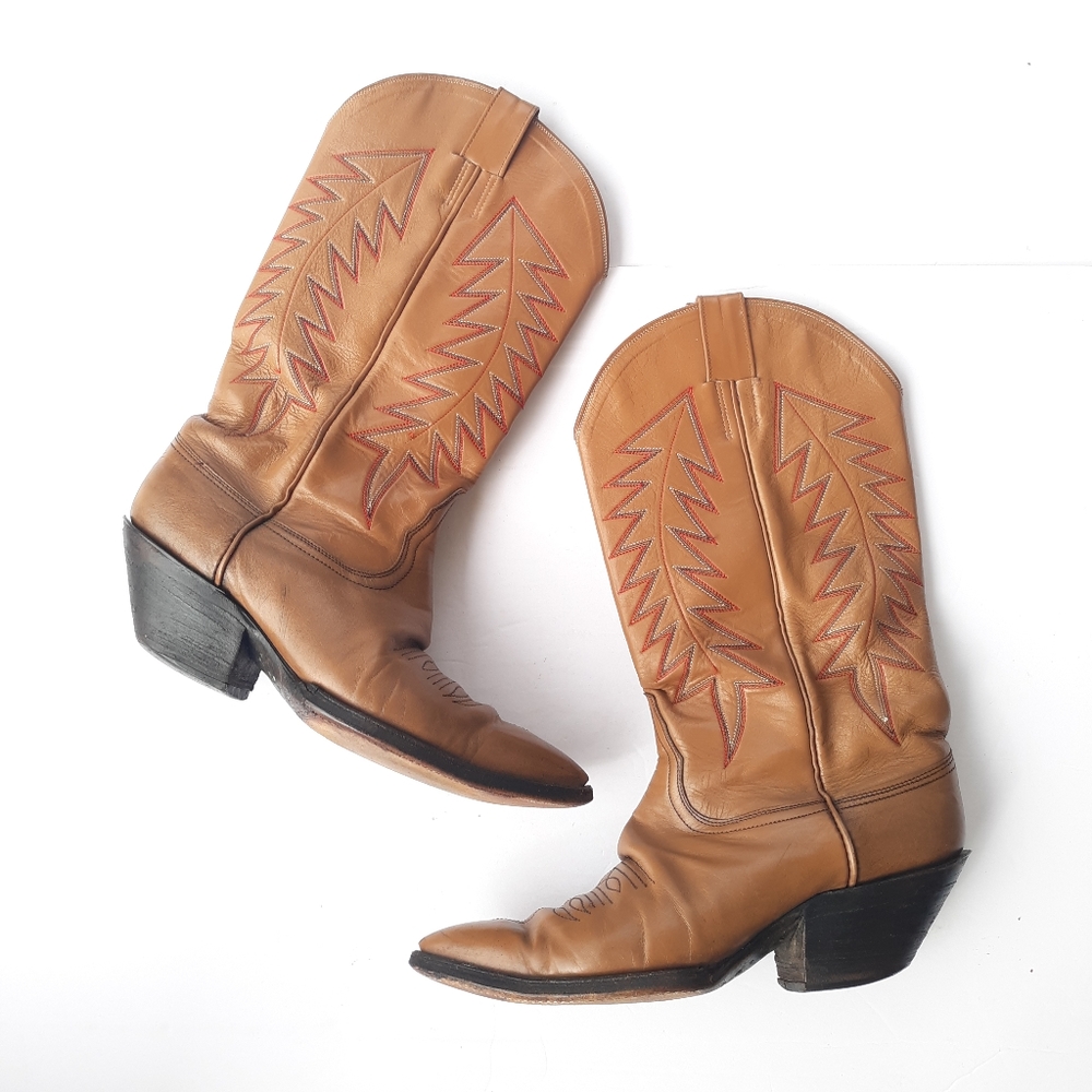 Austin Hall Boot Co Cowboy Western Boots - Picture 1 of 7